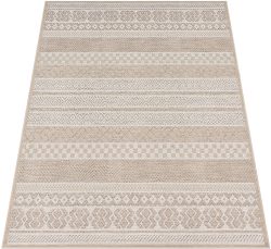 Paco Home Teppich »Vermont 183«, rechteckig, Flachgewebe, modernes gestreiftes Design, In- und Outdoor geeignet
