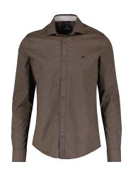 LERROS Langarmhemd »LERROS Langarmhemd mit Minimal-AOP«