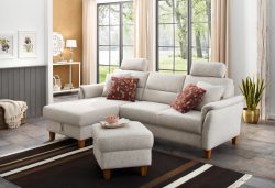 Home affaire Ecksofa »Palmera«, Federkern, wahlweise mit Bettfunktion und mit/ohne Bettkasten