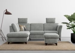 Home affaire Ecksofa »Trelleborg«, wahlweise mit Bettfunktion und Bettkasten, inkl. Federkern-Polsterung