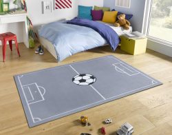 HANSE Home Teppich »Estadio«, rechteckig, 8 mm Höhe, Weicher Flor, Kinderzimmer, Design Spielteppich, ringsum gekettelt, strapazierfähig, robust, pflegeleicht, aus der EU