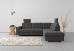 sit&more Ecksofa, wahlweise mit Bettfunktion und Bettkasten