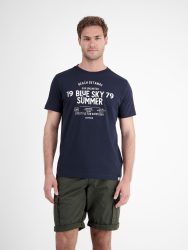 LERROS T-Shirt »LERROS Herren T-Shirt mit Brustprint«