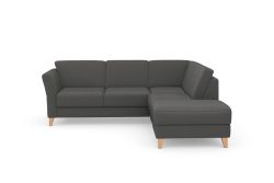 sit&more Ecksofa »Visby V«, Wahlweise mit Bettfunktion und Stauraum, frei im Raum stellbar, mit Federkern, auch erhältlich in dem besonders leicht mit Wasser zu reinigendem 