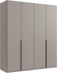 Wimex Kleiderschrank »Mugano,in 8 Breiten,3 Höhen,2 Tiefen, viele Farben, Made in Germany«, (in Basic oder Premium Ausstattung mit 2 weiteren Einlegeböden), mit langen oder kurzen Griffen aus Metall, mit oder ohne Spiegel