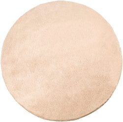 Paco Home Fellteppich »Rabbit 780«, rund, 25 mm Höhe, Kunstfell, Kaninchenfell-Haptik, seidenweich - ein echter Kuschelteppich, Uni-Farben, ideal im Wohnzimmer & Schlafzimmer