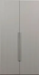 mutoni - Schrank Rens 2-türig kieselgrau 110x210, One Size