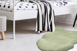 Arte Espina Fellteppich »Rabbit 200«, fellförmig, Kunstfell, Kannichenfell Haptik, weich, Wohnzimmer alle Räume,Hochflor