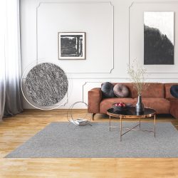 Paco Home Teppich »Barcelona 610«, rechteckig, Kurzflor, meliert, strapazierfähige Qualität, Wohnzimmer