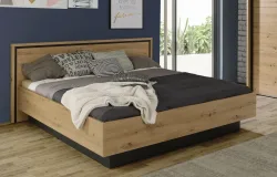 Bett TRONDHEIM 180x200cm spanplatte artisan eiche