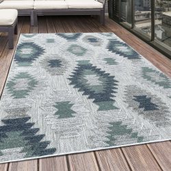 Ayyildiz Teppiche Teppich »BAHAMA 5153,AYYILDIZ TEPPICHE,BAHA«, rechteckig, Flachflor mit Hoch-Tief-Struktur, In-und Outdoor geeignet