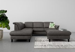 sit&more Ecksofa, wahlweise mit Kopfteilverstellung, Bettfunktion und Stauraum