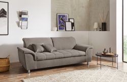 DOMO collection 2,5-Sitzer »Franzi«, wahlweise mit Kopfteilverstellung, inklusive Zierkissen
