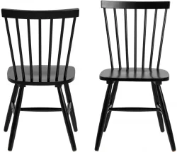 mutoni - Esszimmerstuhl Norwegen (1 Stück), One Size, Schwarz