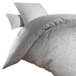 Curt Bauer Bettwäsche »Florenz«, (2 tlg.), in Mako Brokat Damast Qualität, 100% Baumwolle, Bett- und Kopfkissenbezug mit Reissverschluss, Satin mit seidigem Glanz, kühlende Sommerbettwäsche, ganzjährig einsetzbar