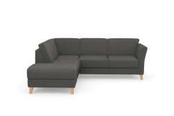 sit&more Ecksofa »Visby V«, Wahlweise mit Bettfunktion und Stauraum, frei im Raum stellbar, mit Federkern, auch erhältlich in dem besonders leicht mit Wasser zu reinigendem 