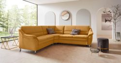 Places of Style Ecksofa »Cardoso«, mit Trapezecke für mehr Sitzkomfort, wahlweise auch mit Bettfunktion und Schublade und Relaxfunktion