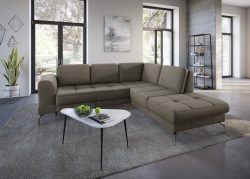 sit&more Ecksofa »Bendigo V«, inklusive Sitztiefenverstellung, Bodenfreiheit 15 cm, wahlweise in 2 unterschiedlichen Fussfarben