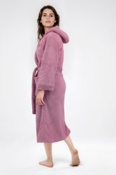 my home Unisex-Bademantel »»Lillou««, (1 St.), weiche und kuschelige Qualität, für Damen und Herren, XS-3XL