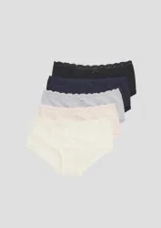 s.Oliver Panty 5er-Pack, aus elastischer Baumwoll-Qualität, mit Aufbewahrungsbox