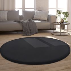 Paco Home Teppich »Tatami 475«, rund, Kurzflor, Uni Farben, mit Memory Foam, waschbar