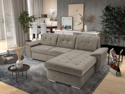 exxpo - sofa fashion Ecksofa »Derby Inkl. Kopfteilverstellung, wahlw. Bett & Bettkasten, L-Form«, EXTRA an Komfort zum Relaxen, Entspannen und Wohlfühlen
