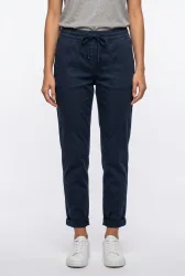 Straight Leg Hose im Casual Fit mit Turn