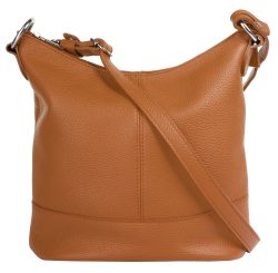 Cluty Umhängetasche echt Leder, Made in Italy