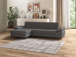 DOMO collection Ecksofa »Capelo«, mit Armteilverstellung, wahlweise mit Bettfunktion, inklusive Federkern