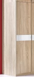 priess Kleiderschrank »Drehtürenschrank Kleiderschrank Schrank Schlafzimmerschrank Madrid«, mit farbiger Glasauflage, erweiterbar mit Schrankaufsatz Madrid