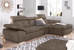 exxpo - sofa fashion Ecksofa, wahlweise mit Bettfunktion und Bettkasten