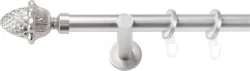 SN DECO GROUP Gardinenstange Ø 19 mm 1 läufig-läufig Fixmass;kürzbar