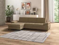 DOMO collection Ecksofa »Capelo«, mit Armteilverstellung, wahlweise mit Bettfunktion, inklusive Federkern