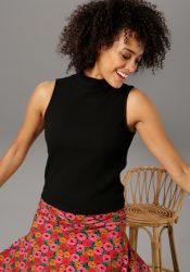 Aniston CASUAL Tanktop, mit Stehkragen - NEUE KOLLEKTION