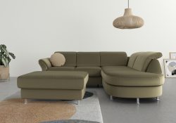 sit&more Ecksofa, wahlweise mit Bettfunktion, Bettkasten und Kopf- und Armteilverstellung