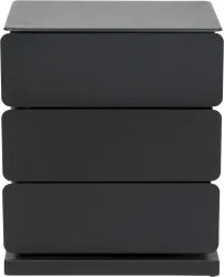 Spinder Design Kommode Hesta Schwarz Stahl 37 cm 26 cm - Kommode