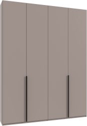 Wimex Kleiderschrank »Mugano,in 8 Breiten,3 Höhen,2 Tiefen, viele Farben, Made in Germany«, (in Basic oder Premium Ausstattung mit 2 weiteren Einlegeböden), mit langen oder kurzen Griffen aus Metall, mit oder ohne Spiegel
