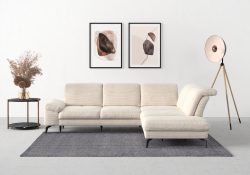 sit&more Ecksofa »Cabana«, Ottomane, wahlweise mit Sitztiefen-,Armlehnen- und Kopfteilfunktion