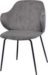 SalesFever Armlehnstuhl, Bezug in Cord-Optik