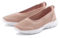 Lascana, LASCANA Ballerina, ultraleichter Sneaker vegan aus leichtem Mesh mit weicher Innensohle