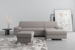 DOMO collection Ecksofa »Anzio«, wahlweise mit Bettfunktion und Federkern