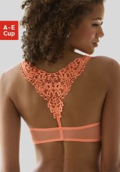 LASCANA Push-up-BH, mit hübschem Stickereimotiv im Rücken, sexy Dessous