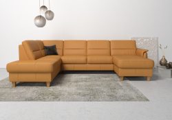 Home affaire Wohnlandschaft »Palmera«, Federkern, wahlweise mit Bettfunktion und mit/ohne Stauraum
