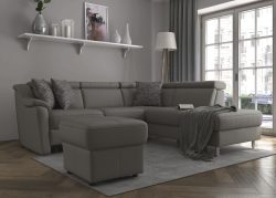 sit&more Ecksofa »Freetown«, inklusive Kopfteilverstellung und komfortablem Federkern, wahlweise mit Bettfunktion und Stauraum