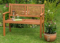 Merxx, MERXX Gartenbank »Cordoba«, Eukalyptus, 110x90x58 cm, braun