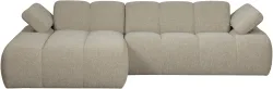mutoni, mutoni - Ecksofa Mojo links Bouclé meliert 284x160, One Size