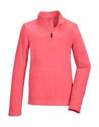 Killtec Fleeceshirt »KSW 247 GRLS FLC SHRT«, Fleeceshirt mit Stehkragen, Kinnschutz und hohem Tragekomfort