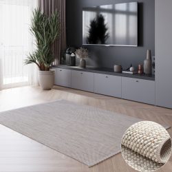 Home affaire Teppich »Vals«, rechteckig, Uni Farben, meliert, Sisal-Optik, auch in rund erhältlich, mit Fransen