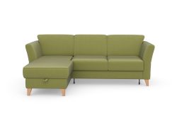 sit&more Ecksofa »Visby«, Wahlweise mit Bettfunktion und Bettkasten, frei im Raum stellbar, mit Federkern, auch erhältlich in dem besonders leicht mit Wasser zu reinigendem 
