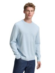 TOM TAILOR Denim Strickpullover, in melierter Optik